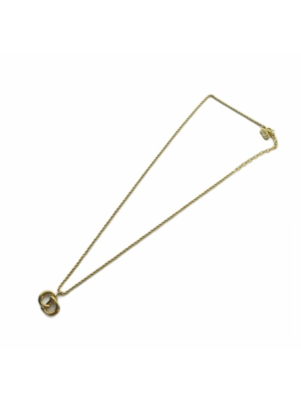 Dior Necklace Pendant Logo Gold - Picture 3 of 6